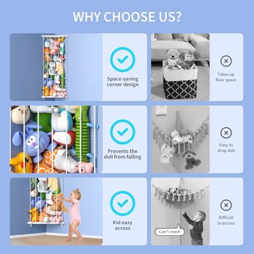 Stuffed Animal Storage Shelf Organizer - Image 3