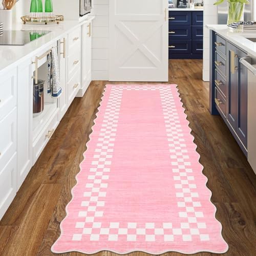GarveeHome Washable Runner Rug 2x10 Modern Bordered Hallway Runner Rug - Image 2