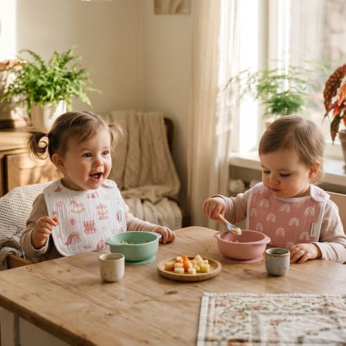 Muslin Baby Bibs for Drooling and Teething, Bibs for Boys Girls - Image 2
