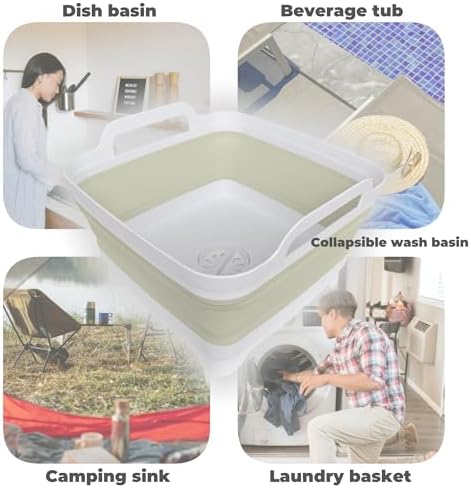 GIMWA 2.4Gal Collapsible Dish Basin - Image 5