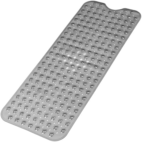 Non Slip Bathtub Shower Mat, Extra Long Bath Mat by CADONO