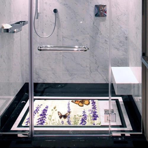 Shower Mat Bathtub Mat, 26.8x15.1 inch, Non-Slip Bath Mat - Image 6