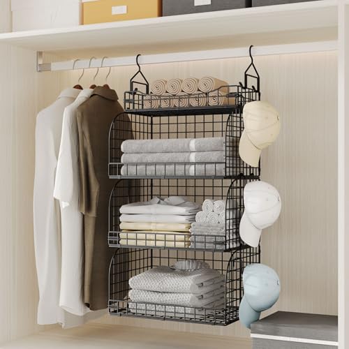 HapiRm Hanging Closet Organizer Storage - Image 5