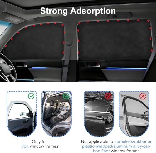 XCBYT Magnetic Car Window Covers - Image 4