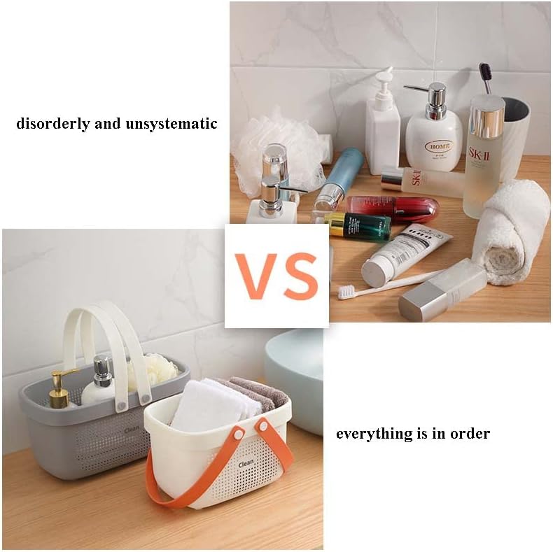 Silicone Shower Caddy Basket, Plastic Storage Baskets - Image 5