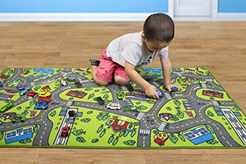 Kids Carpet Playmat Rug City Life Great - Image 2