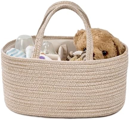 Diaper Caddy Organizer, Gift Basket by KODOMOORE