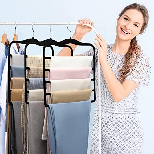 Pants Hangers Space Saving, 5P Scarf Hangers - Image 7