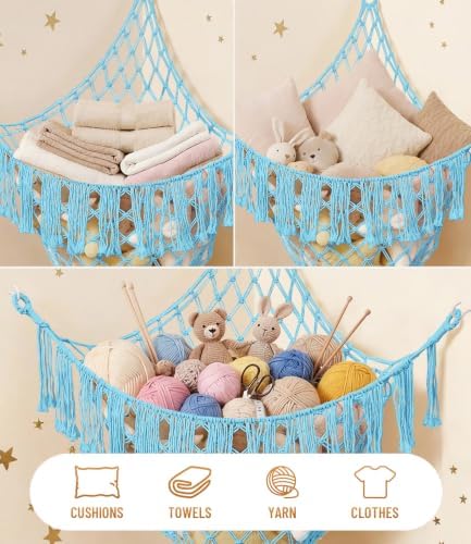 Lare Stuffed Animal Storage Hammock Corner Net - Image 6