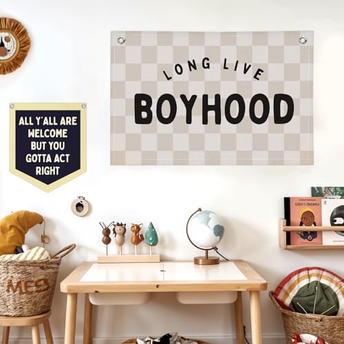 Lacama Long Live Boyhood Boys Room Decor Nursery Decor - Image 7