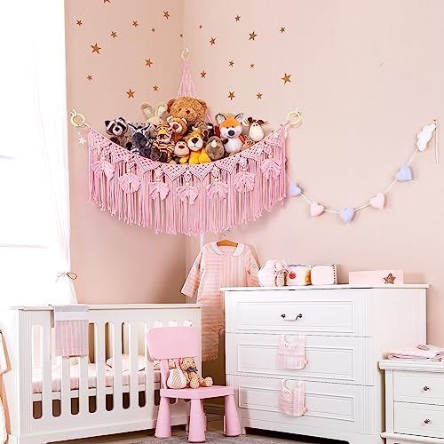 Macrame Stuffed Animal Storage - Image 3