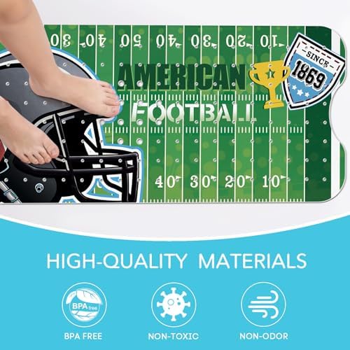SHUCHING Green Bath Mat for Tub Non Slip for Baby-40x16 Inch - Image 4