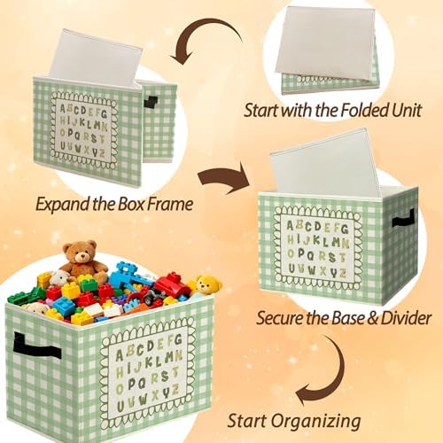 Dinosaur Alphabet Classroom Storage Bins Box - Image 6