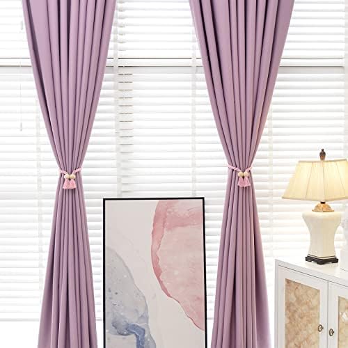 NICEEC 4 Pack Wooden Ball Magnetic Curtain Tiebacks Boho Home Decor Drape Tie - Image 6