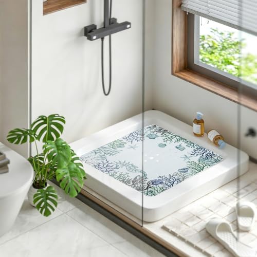 Square Shower Mat Non Slip 21x21 Inch - Image 2