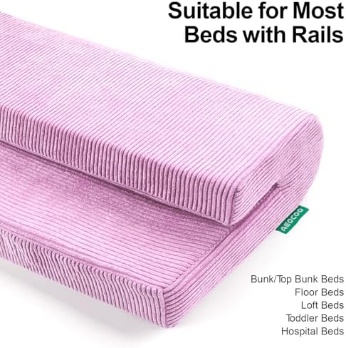 AEOCOO Bed Rail Bumpers for Toddlers, J-Shaped 3 Ft Kid Bed Bumpers - Image 4