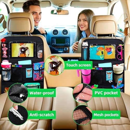 Car Organizer Kick Mats Back Seat Protector, Car Back Seat Organizer - Image 4