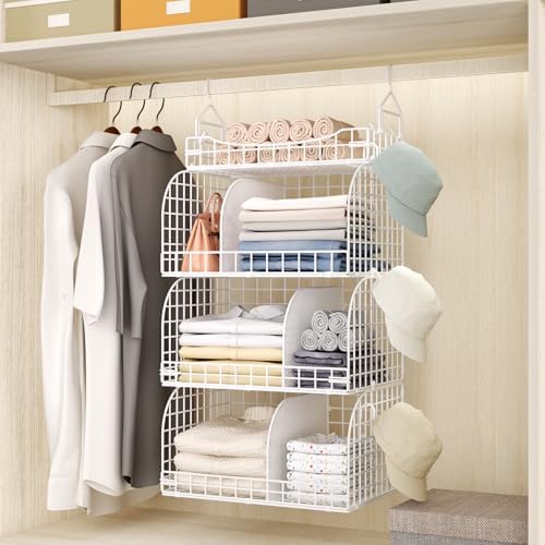HapiRm Hanging Closet Organizer Storage - Image 5
