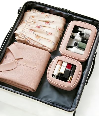 Clear Makeup Bag for Women, Waterproof Travel Clear Makeup Pouch Small Toiletry - Image 6