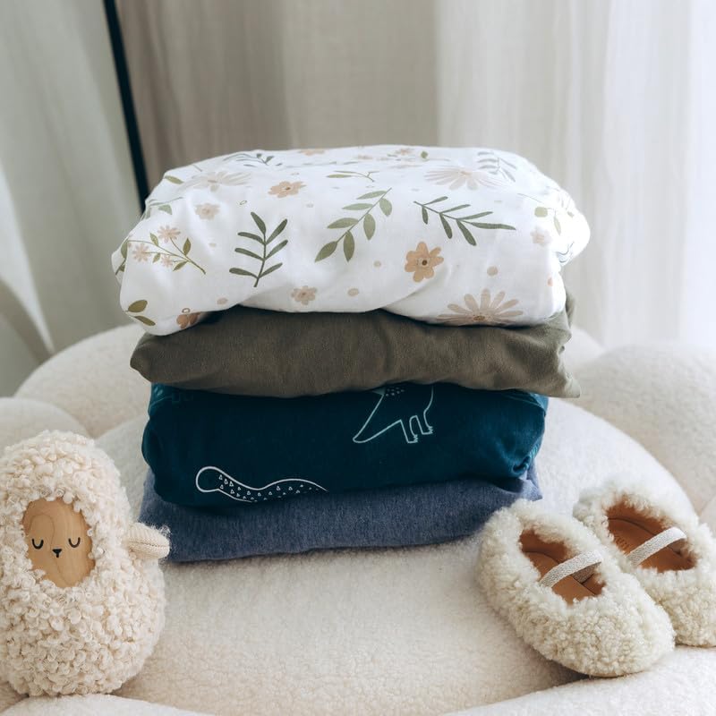 Dreamology Cotton Jersey Crib Sheets Fitted, 100% Cotton Crib Sheet - Image 6