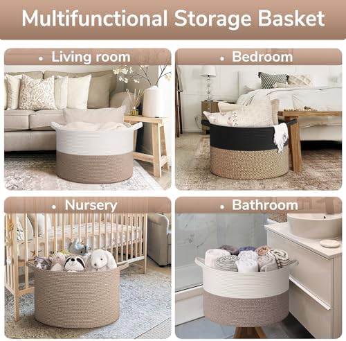 Goodpick 65L Large Woven Rope Basket - Image 6
