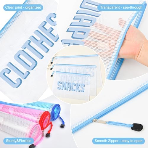 3pcs Hospital Bag Organizing Pouches - Image 3