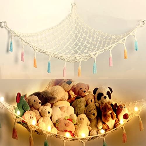 Stuffed Animal Storage Hammock Toy Net by Yewiwin