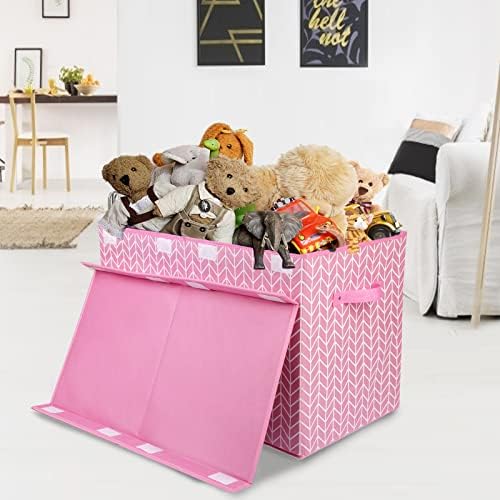 Large Toy Storage Box Chest for Kids, Sturdy Toy Box Bin Baskets - Image 2