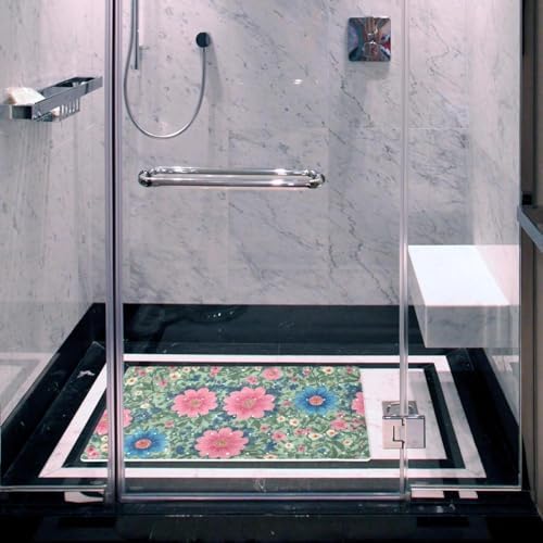 Non Slip Shower Mat Bathtub Mat 15.1x26.8 Inch, Quick Dry Bath Mat - Image 6