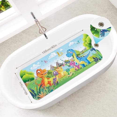 SHUCHING Baby Bath Mat for Tub Non Slip-40 X 16 Inch - Image 2