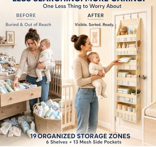 Heavy Duty Over the Door Organizer - Image 4