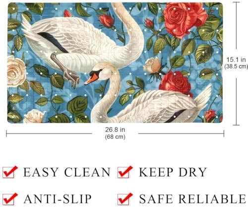 Shower Mat Bathtub Mat, 26.8x15.1 inch, Non-Slip Bath Mat - Image 4