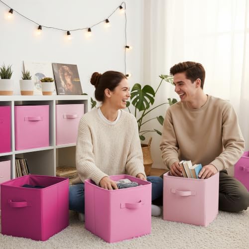GRANNY SAYS 11 Inch Fabric Cube Storage Bins - Image 3