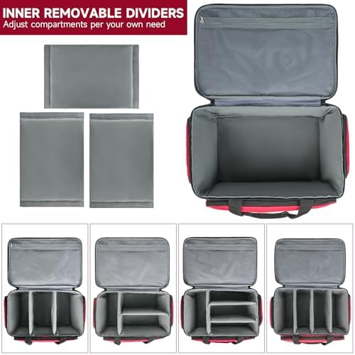 LEFOR·Z Medical Bag, First Aid Bag Empty, Home Health Nurse Bag - Image 2