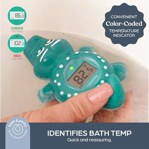 Dreambaby Floating Crocodile Bath Thermometer - Image 3