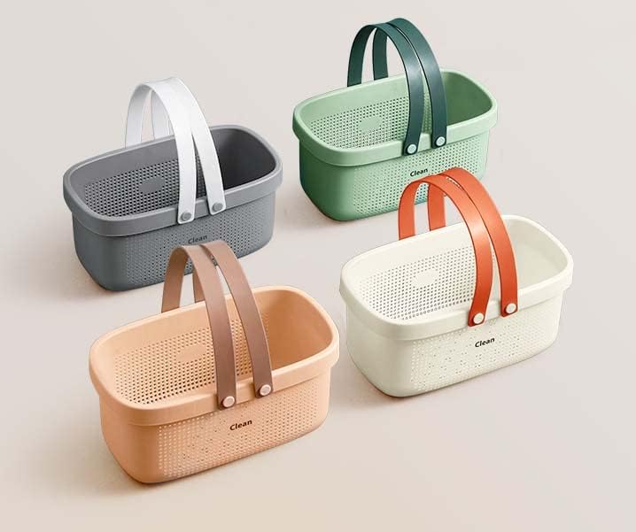 Silicone Shower Caddy Basket, Plastic Storage Baskets - Image 3