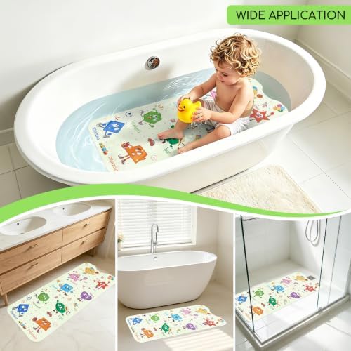 Baby Bathtub Mat Non Slip, Machine Washable - Image 7
