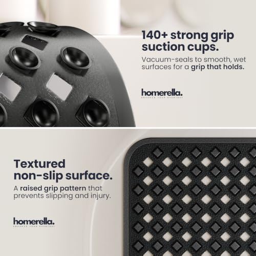 homerella Bathtub Mat Non Slip 28x16 Shower Mat Non Slip Anti Mold BPA Free - Image 2