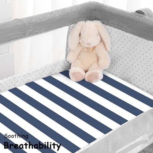 Yoofoss 3-Pack Bassinet Sheets for Boys Universal Fit - Image 6