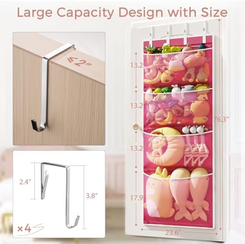 Criusia Over the Door Hanging Organizer, Extra-Large Door Storage Organizer - Image 3
