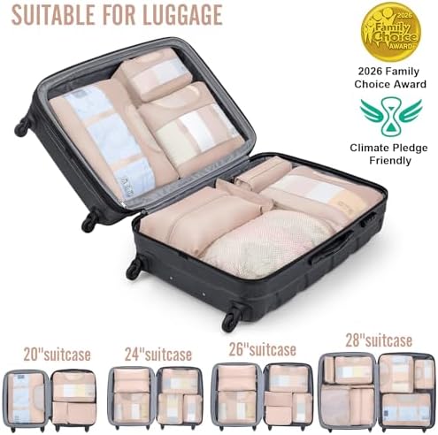 Veken 4 Set/6 Set /8 Set /9 Set /10 Set /11 Set Packing Cubes - Image 6