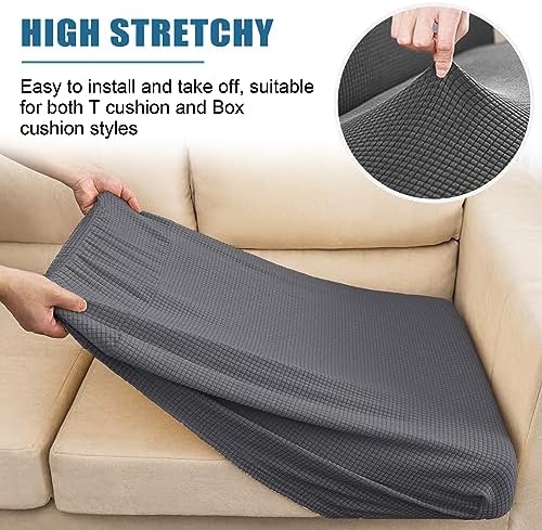 Water-Repellent Sofa Cushion Covers Jacquard High Stretch Fabric Furniture - Image 6