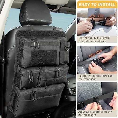 Tactical Car Seat Back Organizer - Image 4