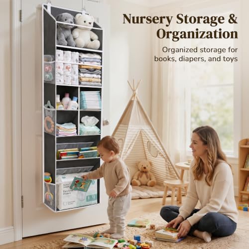 6-in-1 Over Door Hanging Organizer - Image 6