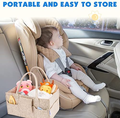 Maliton Felt Diaper Caddy Organizer - Image 7
