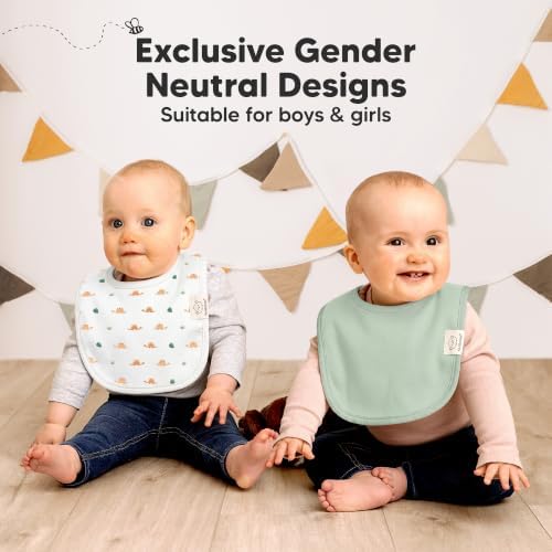 KeaBabies 8-Pack Organic Baby Bibs - Image 6