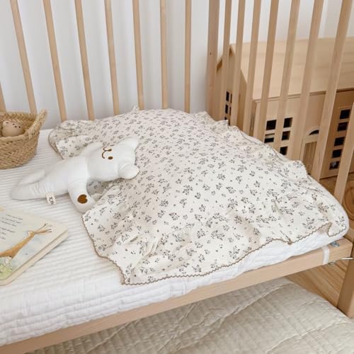 BuLuTu Vintage Floral Muslin Toddler Pillowcase 14"x20", 1 Pack - Image 5