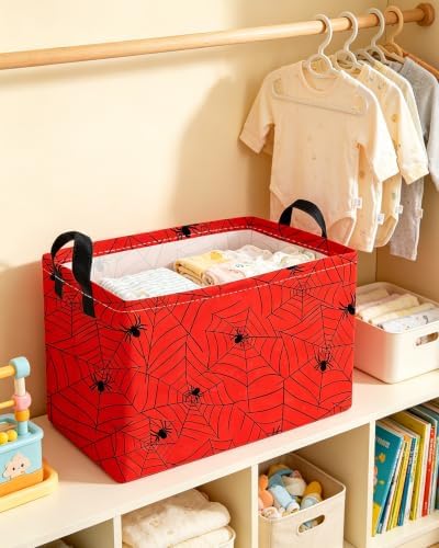 Essme Rectangular Spider Basket, Kids Storage Bins Organizer - Image 5