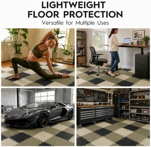 18 Pcs EVA Foam Floor Tiles, Puzzle Exercise Mat Set - Image 7