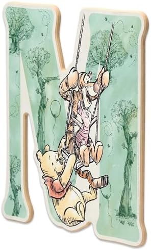 Disney Winnie the Pooh Letter M Wood Wall Decor - Image 2